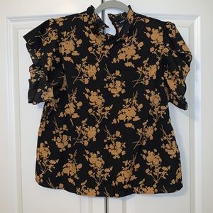Floral top-SOLD